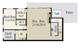 Silver House Plan Sloping Lot Modern