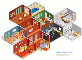 Studio Apartment Layout Vectors