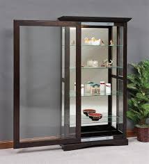 Sliding Glass Door Curio Cabinet