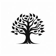 Premium Ai Image Tree Icon Line Art