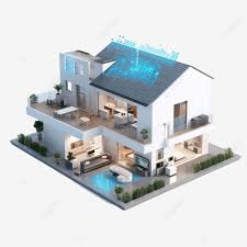 Smart Home 3d Ilration Home House