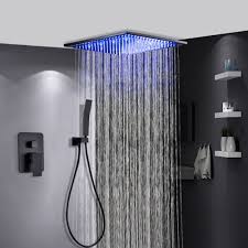 Rainfall Shower Head Mixer Tap
