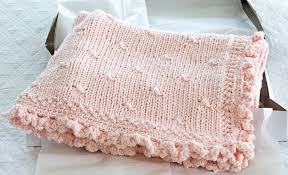 Baby Blanket Pattern Rosebuds
