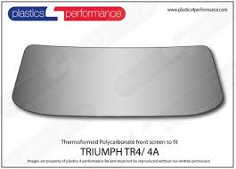 Triumph Tr4 4a Hardcoated Lexan