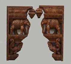 Wooden Carved Wall Bracket At Rs 16000