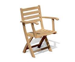 Suffolk Outdoor Wood Folding Chair Teak