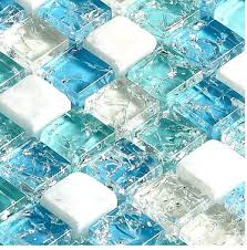 Natural Stone Mosaic Tile Square Blue