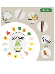 1pc Cartoon Graphic Welcome Sign Wall
