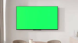 Led Tv Wall Stock Footage