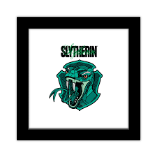 Slytherin Crest Icon Framed Art Print