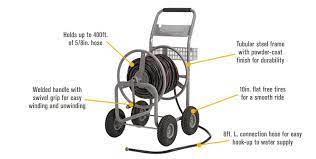 Strongway Garden Hose Reel Cart