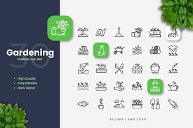 Gardening Outline Icons Outline Icon