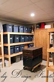 Basement Storage Shelves And Design