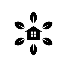 Home Natural With Leaf Logo Design