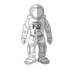 Astronaut Cartoon Icon Spaceman