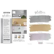Iridescent Clear Glitter Interior Paint