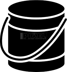 Free Icons Color Bucket Glyph Icon Or