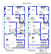 30x60 North Facing Home Design With