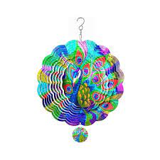 Skybella Peacock Wind Spinner With