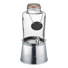 Country Glass Beverage Dispenser