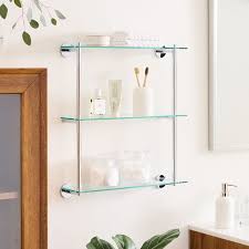 Modern Overhang Triple Glass Bathroom