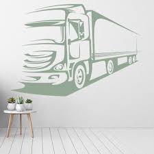 Truck Large Lorry Wall Sticker Ws 17931