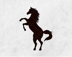 Horse Silhouette Standing Horse Design