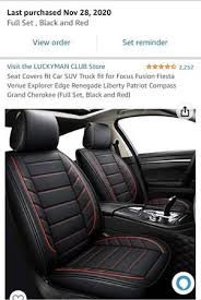 2018 Jeep Renegade Seat Covers Mats
