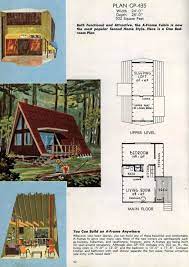 Vintage A Frame House Plans For Second