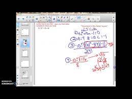 Quadratic Formula Discriminant Non