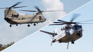 ch 53k helos with ch 47f choppers