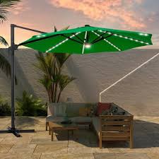 Sonkuki 11 Ft Led Outdoor Cantilever