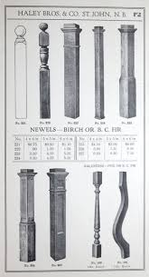 Newel Posts From 1917 Haley Bros