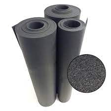Rubber Cal Recycled Floor Mat Black 1 4 Inch X 4 X 3 Feet