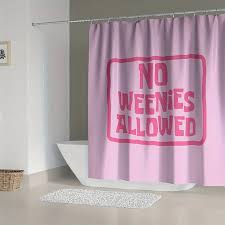 Mildew Proof Fabric Bath Curtain