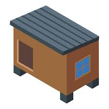 Premium Vector Wood Cat House Icon