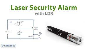 simple laser security alarm with ldr