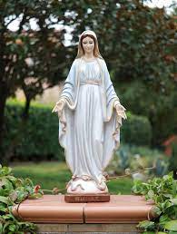 Virgin Mary Statue Hand Painted