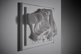 Italian Plaster Wall Relief By Carlo