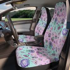 Pastel Witch Car Seat Covers Pastel