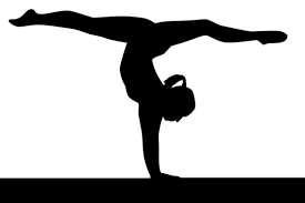 gymnast silhouette beam images browse
