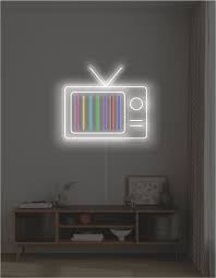 Retro Tv Led Neon Sign Vintage Old Tv