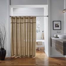 Burlap Natural Shower Curtain 72x72 By