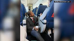 Delta Flight Attendant Comforts Nervous