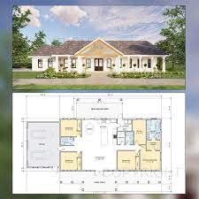 Cedar Springs Barndominium House Plan