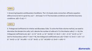 Solved The 1 D Steady State Convection