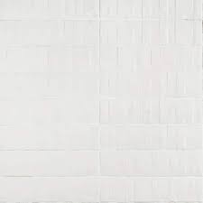 Matter 2 95 In X 11 81 In Textured Porcelain Brick Look Floor Wall Tile 4 35 Sq Ft Case Bond Tile Color Plaster White