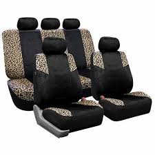 Car Seat Covers Leopard Velvet Style