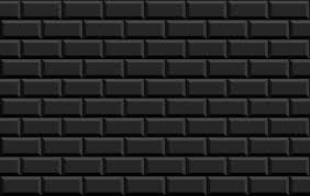Subway Tile Background Black Brick