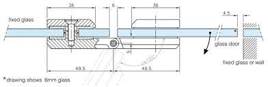 Glass Door Hinge Glass Glass Fixing